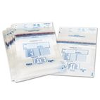 PM Company Clear Disposable Plastic Coin Tote, 50 lb Capacity, 6.5 mil, 13 x 22, 100/Box PMC58013