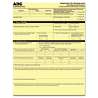 PM Company Digital Carbonless Paper, 8-1/2 x 11, One-Part, Canary, 500 Sheets PMC59100