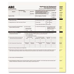 PM Company Digital Carbonless Paper, 8-1/2 x 11, Two-Part Collated, White/Canary, 2500 Sets PMC59101