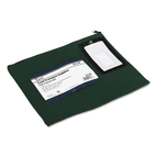 PM Company Flat Dark Green Transit Sack, 14w x 11h PMC04648