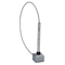 PM Company Preventa Cube Base Counter Pen, Brushed Aluminum, Black Ink, 0.80mm (05075)