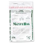 PM Company Securit Biodegradable Plastic Money Bags, Tamper Evident, 9 x 12, Clear, 50/Pack PMC58019