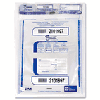 PM Company Triple Protection Tamper-Evident Deposit Bags, 15 x 20, Clear, 50/Pack PMC58050
