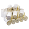PM Company Two-Ply Receipt Rolls, 4-1/2" x 90 ft, White/Canary, 24/Carton PMC08785