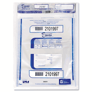 PMC58051 - Pm Company Triple Protection Tamper-Evident Deposit Bags
