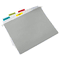 Post-it Durable File Tabs, 2 x 1 1/2, Red, Yellow, Green, Blue, 24/PK MMM686ALYR