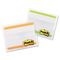 Post-it Durable File Tabs, 2 x 1 1/2, Striped, Green/Orange, 24/pk MMM686F24LOT