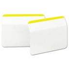 Post-it Durable Hanging File Tabs, 2 x 1 1/2, Striped, Yellow, 50/Pack MMM686A50YW