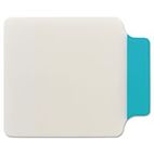 Post-it Durable Note Tabs, 2 3/4 x 3 3/8, Aqua, 10/PK MMM687A3