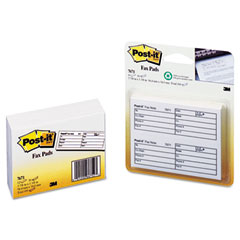 Post it Fax Transmittal Notes 1 1 2 x 4 White 4 50 Sh