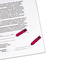 Post-it Flags Arrow Message 1/2" Flags in Dispenser, "Sign Here", Red, 80/Pack MMM684RDSH
