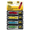 Post-it Flags Arrow Message 1/2" Flags, "Sign Here", 4 Colors w/Dispensers, 120/Pack MMM684SH
