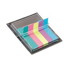 Post-it Flags Flags in Dispenser, Five Bright Colors, 75/Color, 375 Flags/Pack MMM688AST2