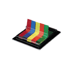 Post-it Flags Flags in Dispenser, Five Colors, 75/Color, 375 Flags/Pack MMM688AST1
