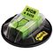 Post-it Flags Flags in Dispenser, "Sign & Date", Bright Green, 200 Flags/Dispenser MMM680HVSD