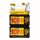 Post-it Flags Flags in Dispenser, "Sign Here", Yellow, 12 50-Flag Dispensers/Pack MMM680SH12