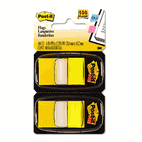 Post-it Flags Marking Flags in Dispensers, Yellow, 12 50-Flag Dispensers/Pack MMM680YW12