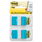 Post-it Flags Standard Tape Flags in Dispenser, Bright Blue, 100 Flags/Dispenser MMM680BB2
