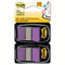 Post-it Flags Standard Tape Flags in Dispenser, Purple, 100 Flags/Dispenser MMM680PU2