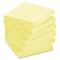 Post-it Greener Notes Original Recycled Note Pads, 100 3 x 3 Sheets, Canary Yellow, 24 Pads/Pack MMM654RP24YW