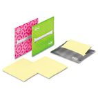 Post-it Laptop Notes Super Sticky Laptop Note Dispenser, 3 x 3, Gray, Pink, Green, 3 per Pack MMMLND3303PK