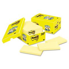 Post-it Notes Cabinet Pack, 3 x 5, Canary Yellow, 18 90-Sheet Pads/Pack MMM65518CP
