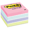 Post-it Notes Cube, 3 x 3, Pastel, 470 Sheets MMM2056FP