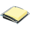 Post-it Notes Designer Series Clear-Top Note Dispenser for 4 x 4 Self-Stick Pads, Black MMMDS2044