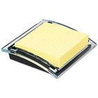 Post-it Notes Designer Series Clear-Top Note Dispenser for 4 x 4 Self-Stick Pads, Black MMMDS2044
