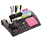 Post-it Notes Dispenser with Weighted Base, Plastic, 12 x 8 x 2, Charcoal Gray MMMC50