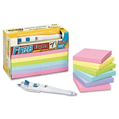 Post-it Notes Flag Pen Value Pack, 3 x 3, Pastel Colors 12 90-Sheet Pads/Pack MMM65412APVA