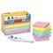 Post-it Notes Flag Pen Value Pack, 3 x 3, Pastel Colors 12 90-Sheet Pads/Pack MMM65412APVA