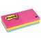 Post-it Notes Neon Color Notes, 3 x 3, Lined, Neon Colors, 6 100-Sheet Pads/Pack MMM6306AN