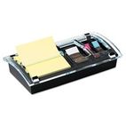 Post-it Notes Note and Flag Dispenser, 3 x 3 Canary Notes and Assorted Flags, Black Dispenser MMMDS100