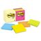 Post-it Notes Note Pad Assortment, 3 x 3, 7 Canary Yellow & 7 Assorted Bright 100-Sheet Pads MMM65414YWM