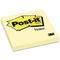 Post-it Notes Original Notes, 3 x 3, Canary Yellow, 12 100-Sheet Pads/Pack MMM654YW