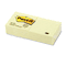 Post-it Notes Original Notes, 3 x 3, Lined, Canary Yellow, 6 100-Sheet Pads/Pack MMM6306PK