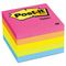 Post-it Notes Original Pads in Neon Colors, 3 x 3, Five Neon Colors, 5 100 Sheet Pads/Pack MMM6545PK