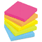 Post-it Notes Original Pads in Neon Colors, 3 x 3, Five Neon Colors, 5 100 Sheet Pads/Pack MMM6545PK