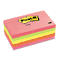 Post-it Notes Original Pads in Neon Colors, 3 x 5, Lined, Neon Colors, 5 100-Sheet Pads/Pack MMM6355AN