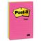 Post-it Notes Original Pads in Neon Colors, 4 x 6, Lined, 3 Neon Colors, 3 100-Sheet Pads/Pack MMM6603AN