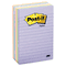 Post-it Notes Original Pads in Pastel Colors, 4 x 6, Lined, Five Colors, 5 100-Sheet Pads/Pack MMM6605PKAST