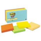 Post-it Notes Super Sticky Farmer's Market Super Sticky Notes, Unlined, 3 x 3, 12 90-Sheet Pads/Pack MMM65412SSNRP