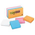 Post-it Notes Super Sticky Pads in Electric Glow Colors, Ninety 2 x 2 Sheets, 8 Pads/Pack MMM6228SSAN