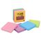 Post-it Notes Super Sticky Super Sticky Notes, 3 x 3, Asstd Electric Glow, 5 90-Sheet Pads/Pack MMM6545SSAN
