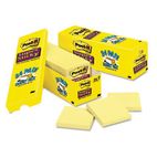 Post-it Notes Super Sticky Super Sticky Notes, 3 x 3, Canary Yellow, 24 90-Sheet Pads/Pack MMM65424SSCP
