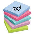 Post-it Notes Super Sticky Super Sticky Pads, 3 x 3, Five Tropic Breeze Colors, 12 90-Sheet Pads/Pack MMM65412SST