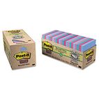 Post-it Notes Super Sticky Super Sticky Pads Cabinet Pack, 3 x 3, 5 Tropic Breeze Colors, 24 70-Sheet Pads MMM65424SSTCP