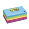 Post-it Notes Ultra Color Notes, 3 x 5, Five Colors, 5 100-Sheet Pads/Pack MMM6555UC