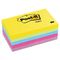 Post-it Notes Ultra Color Notes, 3 x 5, Lined, Five Colors, 5 100-Sheets Pads/Pack MMM6355AU